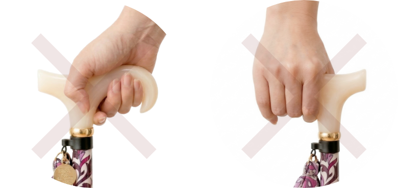 間違った握り方