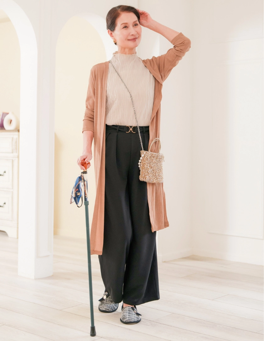 おしゃれ　杖・おしゃれ杖　BON BON STICK　LOOKBOOK フォーマル向けおしゃれな杖4