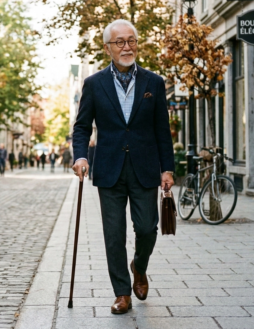 おしゃれ　杖・おしゃれ杖　BON BON STICK　LOOKBOOK おしゃれ杖のトータルスタイリング10