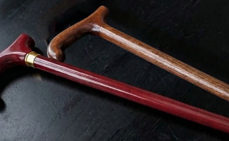 おしゃれ　杖・おしゃれ杖　BON BON STICK　木製シャフトのおしゃれな杖 高級感とぬくもりの一本