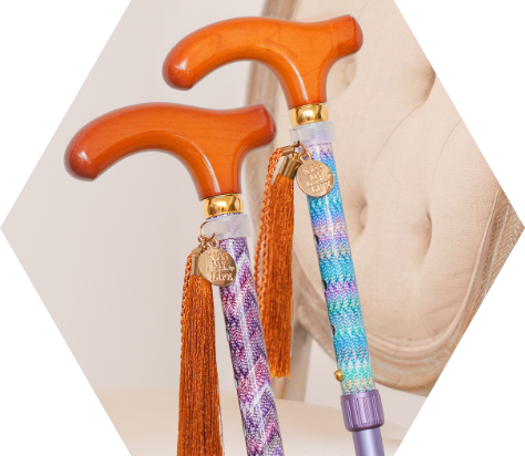 おしゃれ　杖・おしゃれ杖　BON BON STICK　洗練デザインのおしゃれな杖 ファッションのポイントになる一本