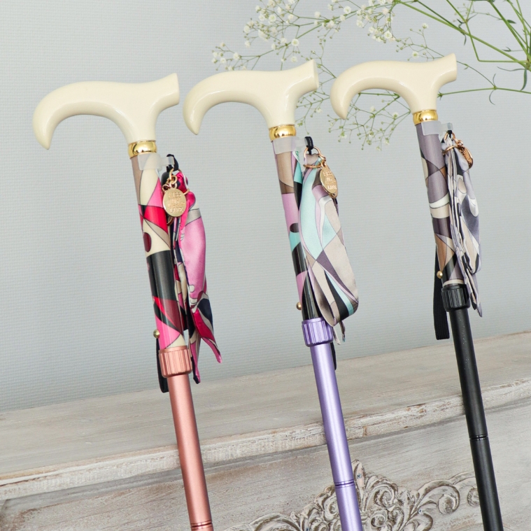 折りたたみ杖 -BONBON STICK- BON VOYAGE / プッチ柄