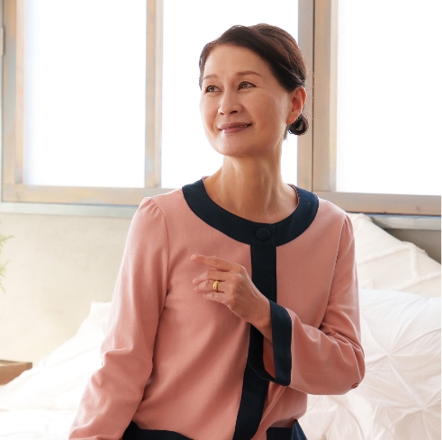 介護用パジャマ　綿100% 前開きパジャマ チュニックタイプ