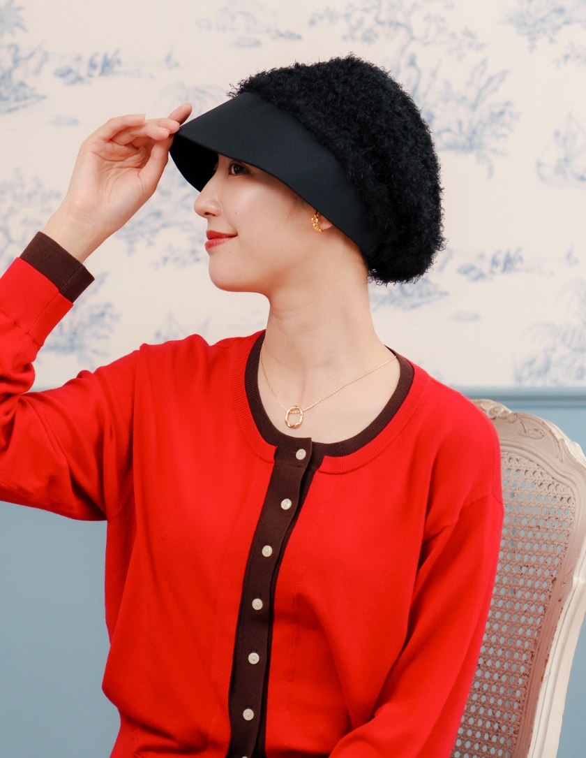 医療用帽子(ケア帽子) -Jean- ニットタイプ /リングファー