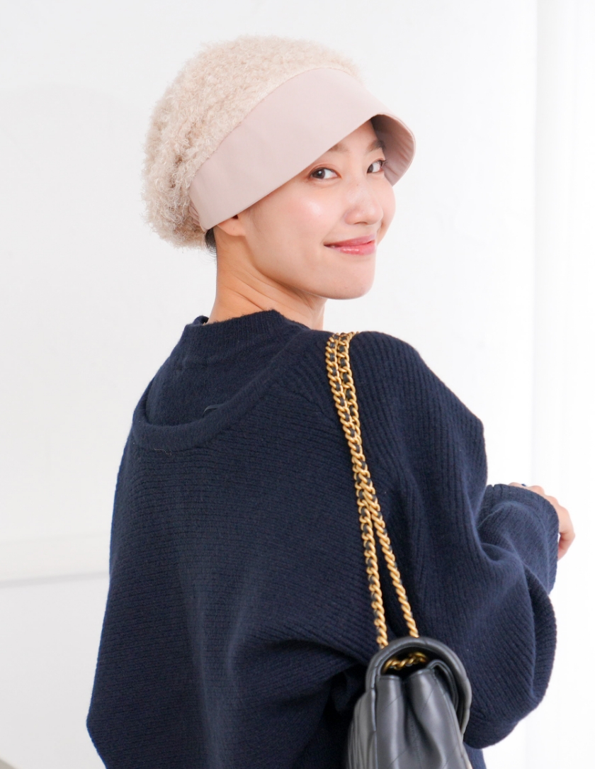 医療用帽子(ケア帽子) -Jean- ニットタイプ /リングファー