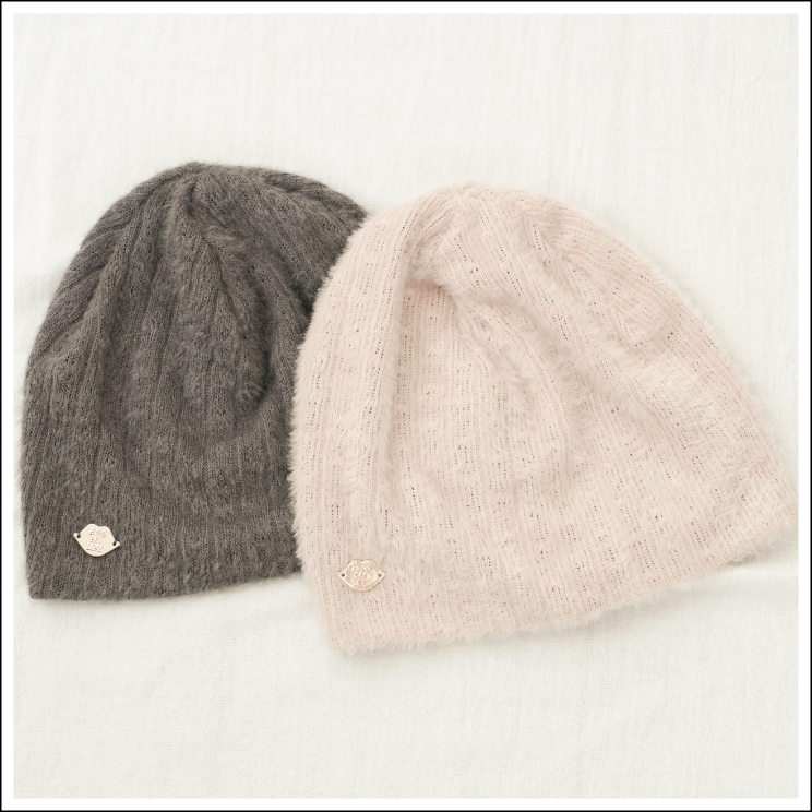 医療用帽子(ケア帽子) -Jean- モヘアニット