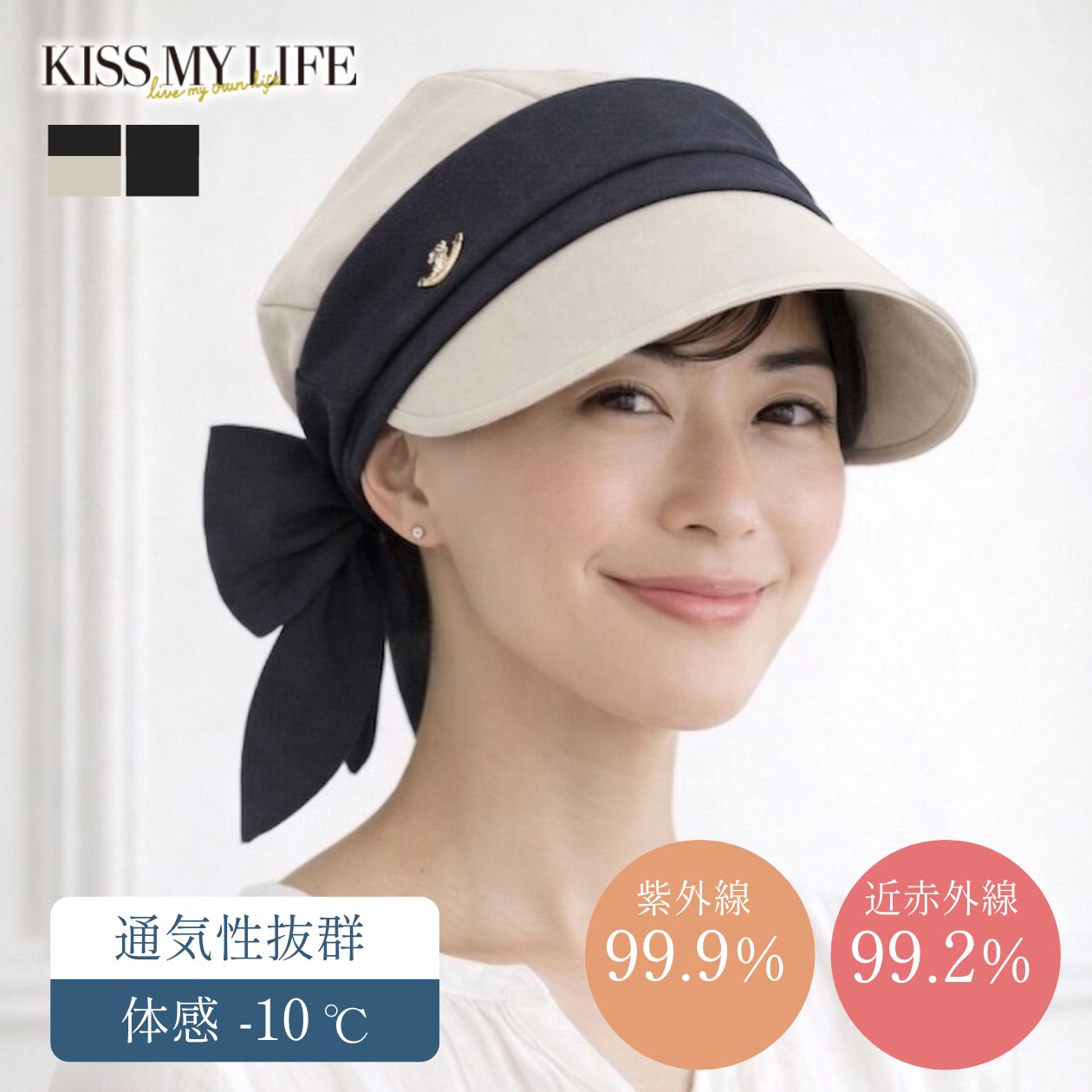 Jean　医療用帽子　－5℃の帽子 コカゲるコラボレーション　クールマックス仕様