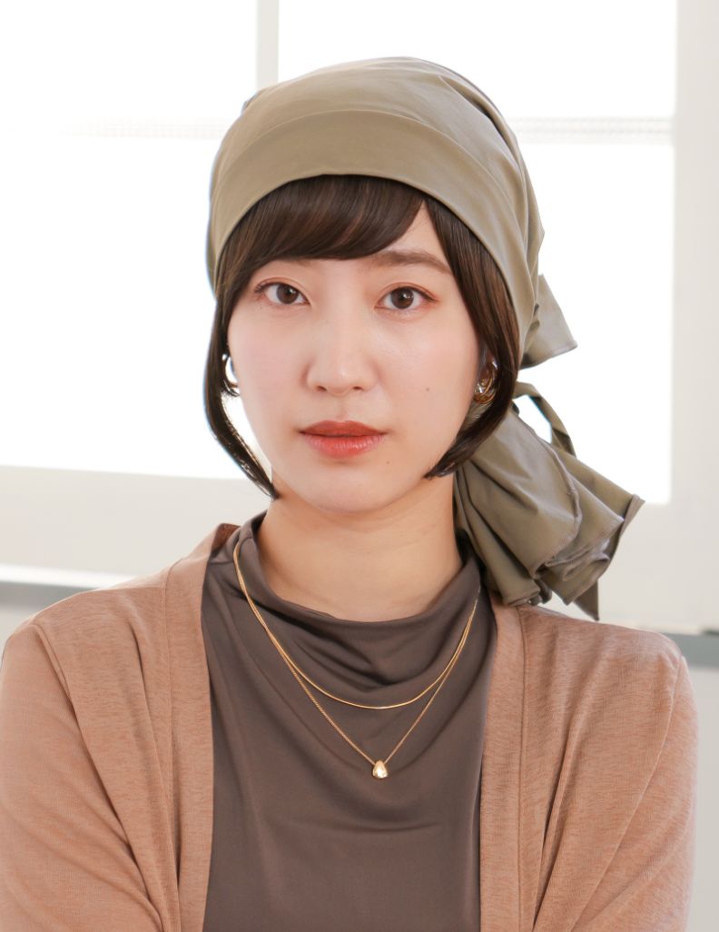 カチューシャ型医療用前髪ウイッグ