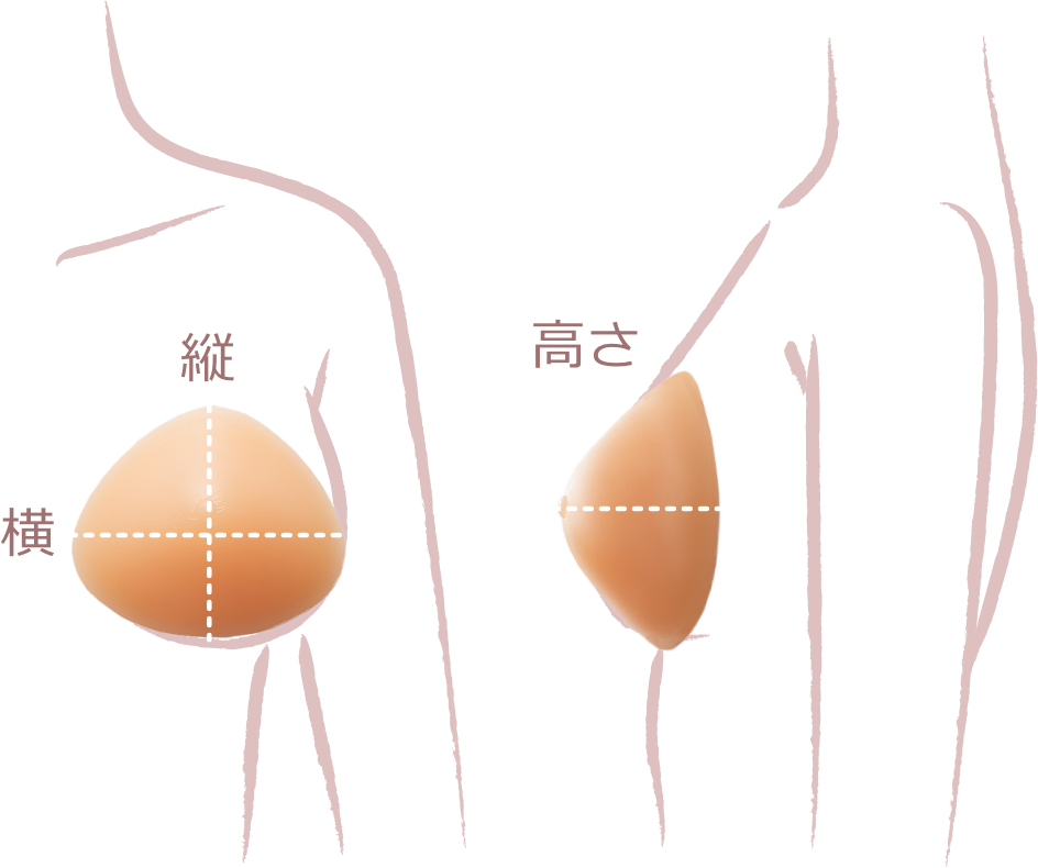 乳がんパッド シリコンパッド