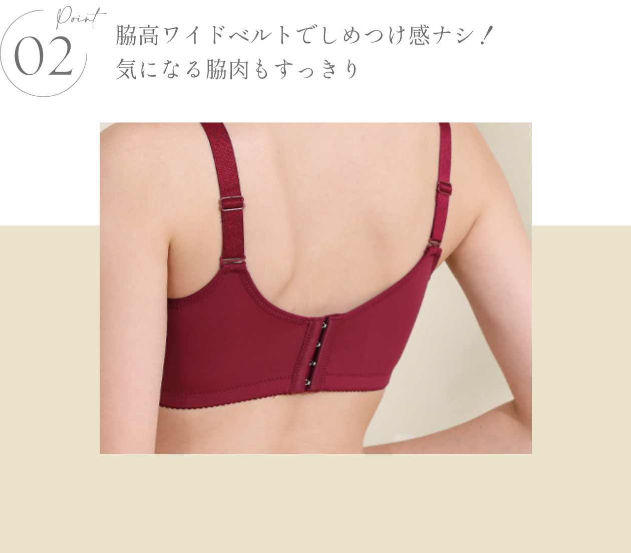 KISS MY LIFE　乳がんメッシュレースブラ- FEATURES -