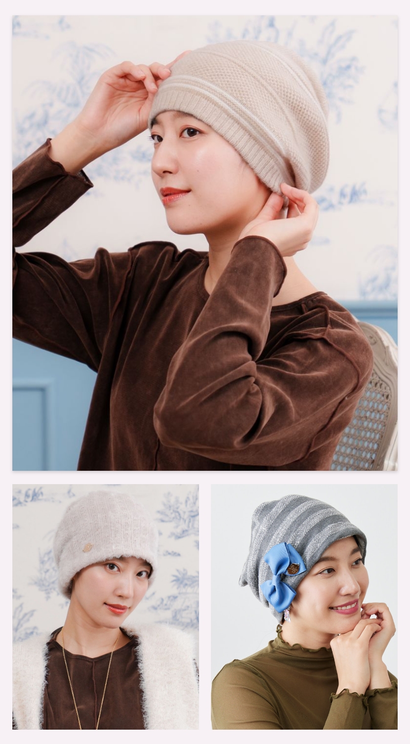 新春 人気ケア帽子2枚セット