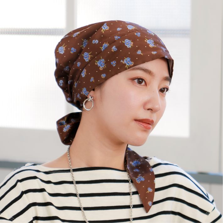 医療用帽子(ケア帽子) -Jean- つば付きタイプ/Luxe lame