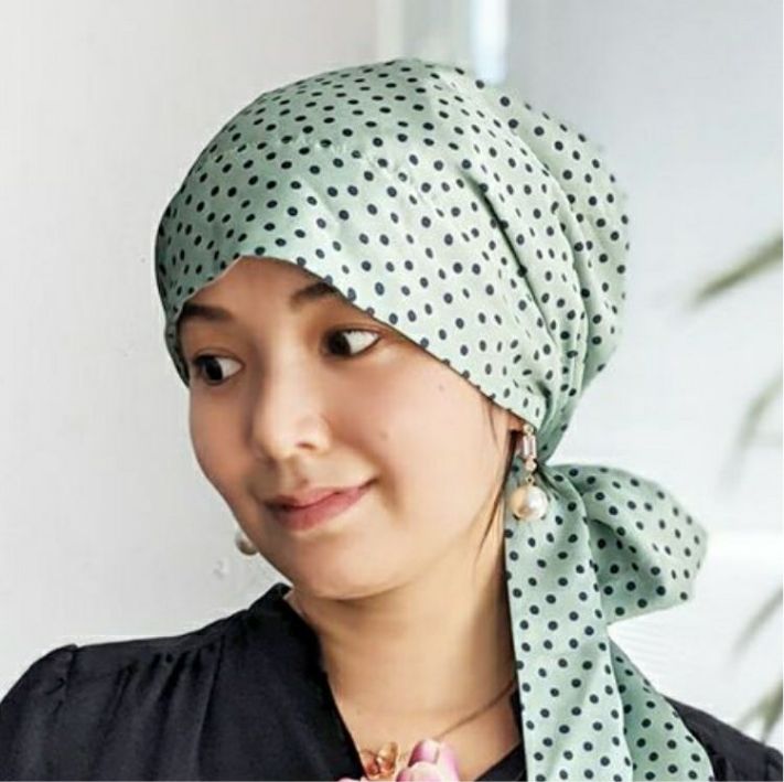 医療用帽子 -Audrey（オードリー）-ロゴドット