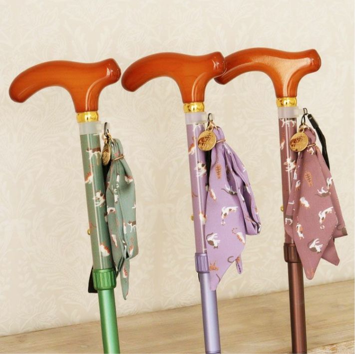 折りたたみ杖 -BONBON STICK- kitten / ネコ柄